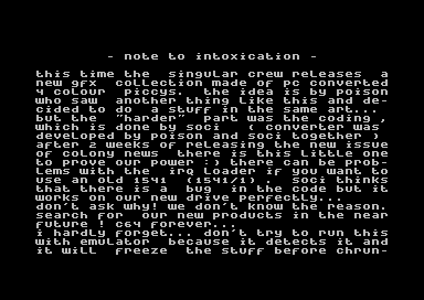 Intoxication