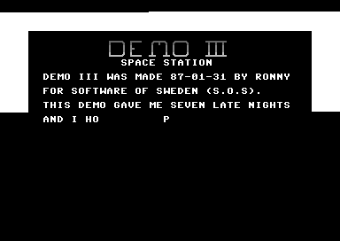 Demo III Space Station