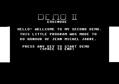 Demo II Equinoxe