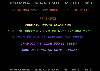 Frankie Music Selector