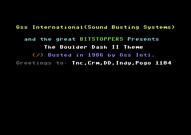 Theme Boulder Dash II