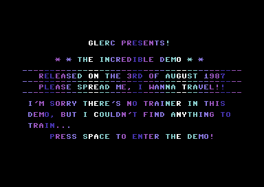 Incredible Demo