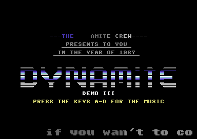 Dynamite Demo 3