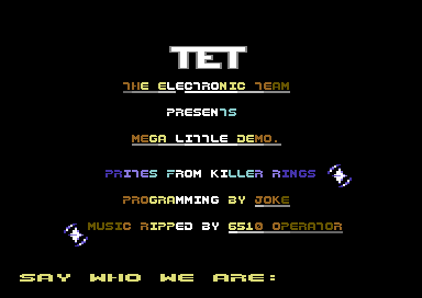 Mega Little Demo