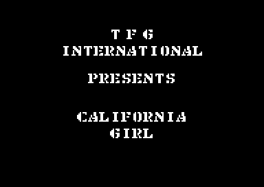California Girl
