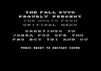The Music from Critical Mass