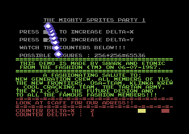 The Mighty Sprites Party 1