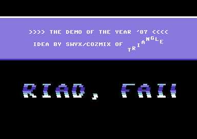 Demo of the Year 1987