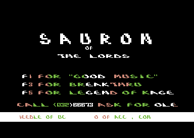 Sauron's Demo
