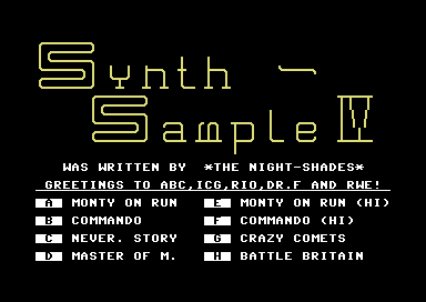 Synth Sample IV