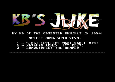 KB's Jukebox I