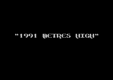 1991 Metres High