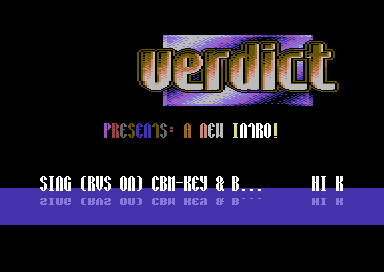 Intro for Verdict