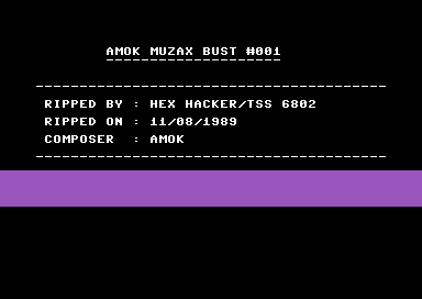 Amok Muzak Bust 001
