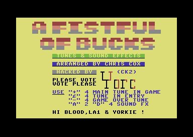 A Fistful of Bucks