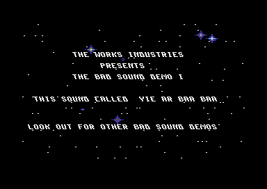 The Bad Sound Demo 1
