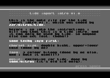 Import Intro