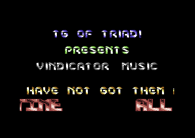 Vindicator Music