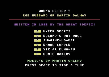 Who's Better Martin Galway