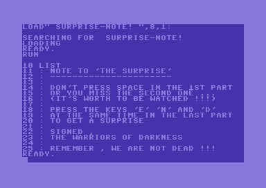 The Surprise