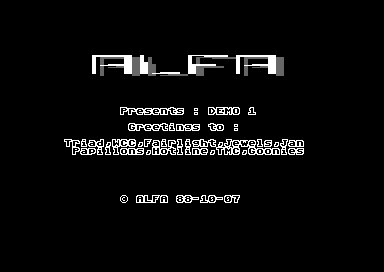 Alfa Demo 1