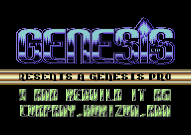 Intro for GENESIS