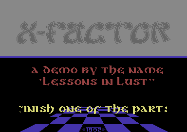 Lessons in Lust