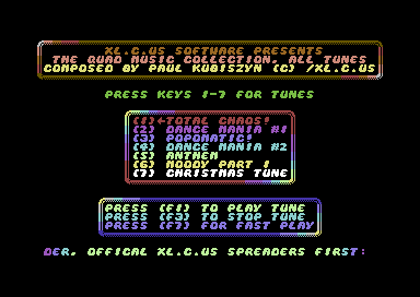 The Quad Music Collection Quad Mania