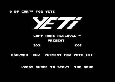 Yeti Intro