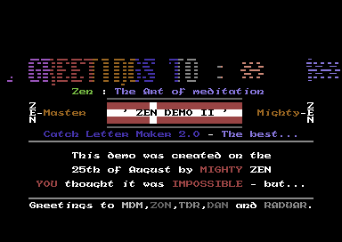 Zen Demo II