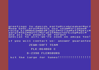 Zewa's Warning