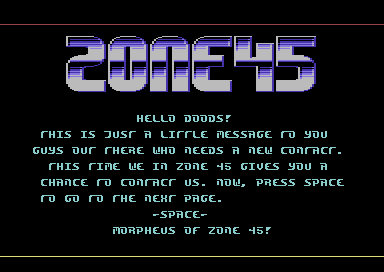 Contact Zone45