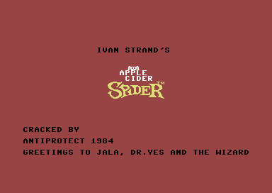 Apple Cider Spider