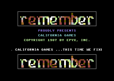 California Games Version3