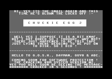 Chuckie Egg2