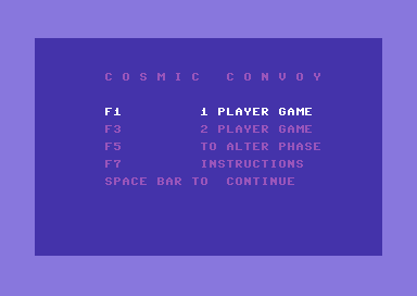 Cosmic Convoy