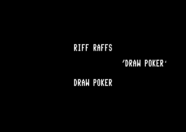 Draw Poker