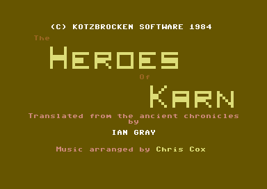 Heroes Of Karn