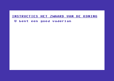 Het Zwaard Van De Koning