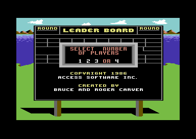 Leaderboard Golf