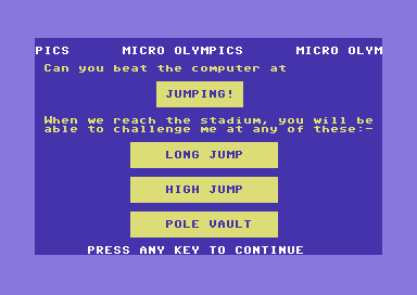 Micro Olympics