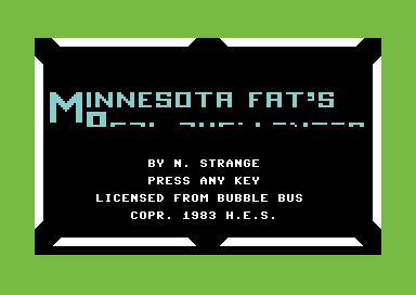 Minnesota Fats Pool Challenger