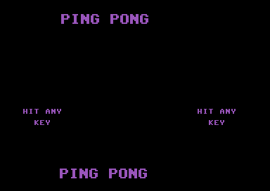 Ping Pong