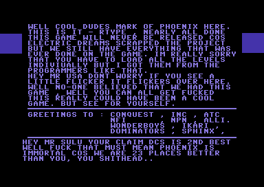 R Type Preview