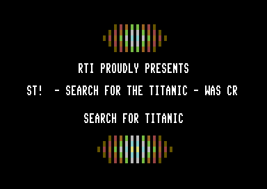 Search For The Titanic