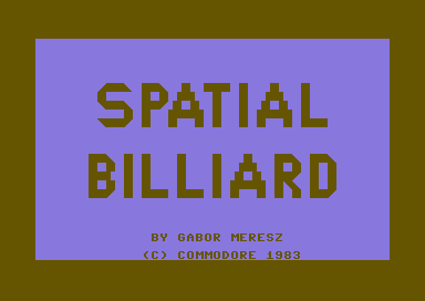 Spatial Billiard