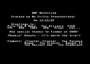 WWF Wrestling