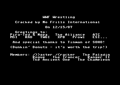 WWF Wrestling