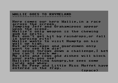 Wallie Goes To Rhymeland+2